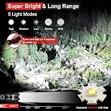 Shadowhawk LED Torch S9322 500000 Lumens USB Type C Rechargeable XHP70.2 IP67 view 2