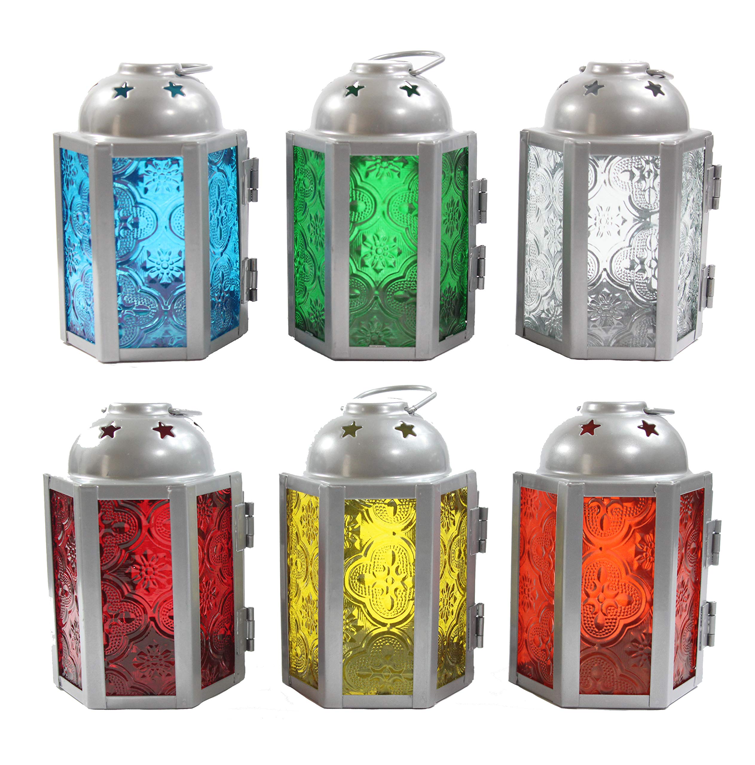 6pc Assorted Mini Moroccan Tealight Candle Lanterns 851158008659 eBay