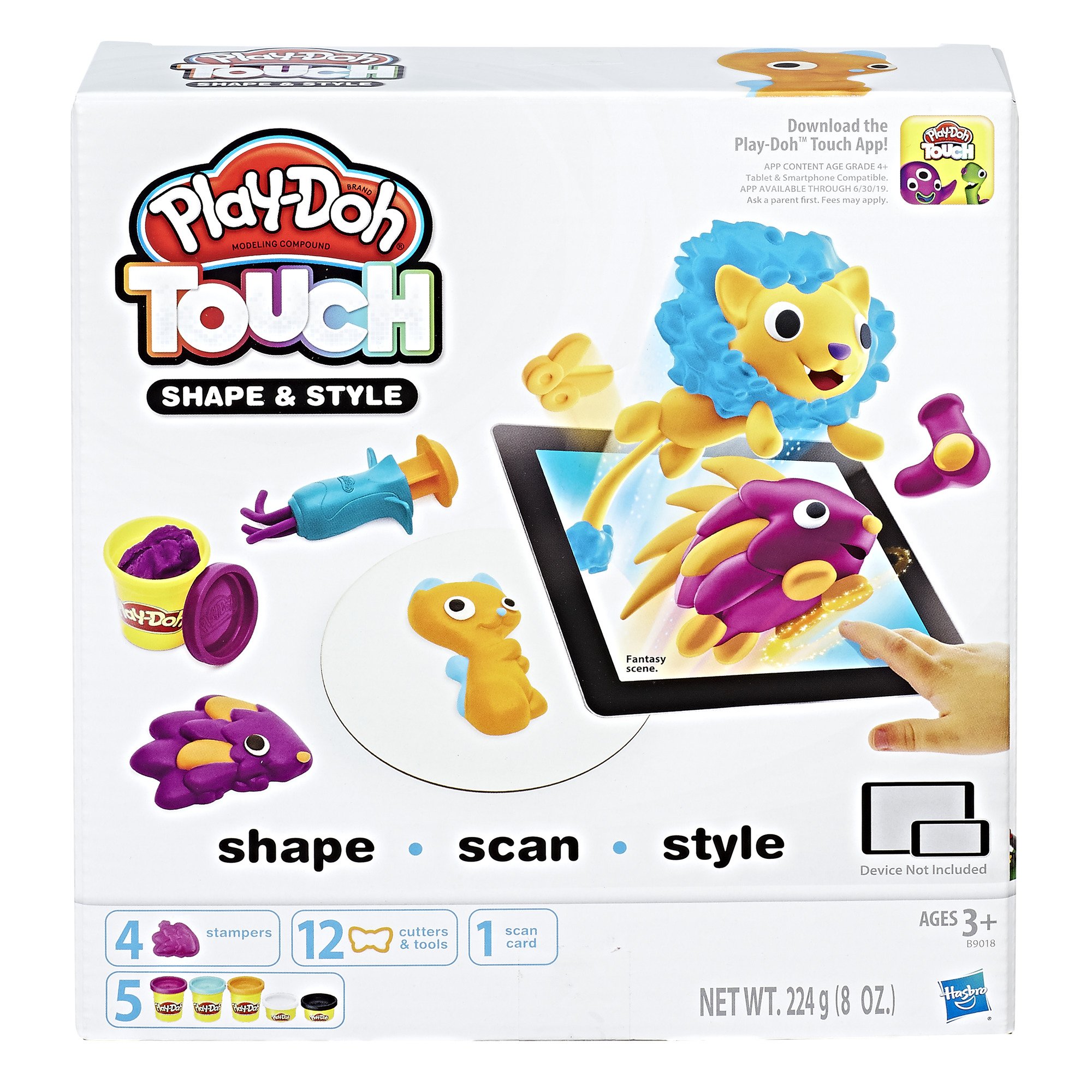 Play-Doh Hasbro B9018100 Touch Hair Booster Set, Clay