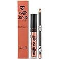 Barry M - Ultra-Long Wearing, Non-drying, Matte Me Up - Metallic Lip Paint and Lip Liner - 24 Karat