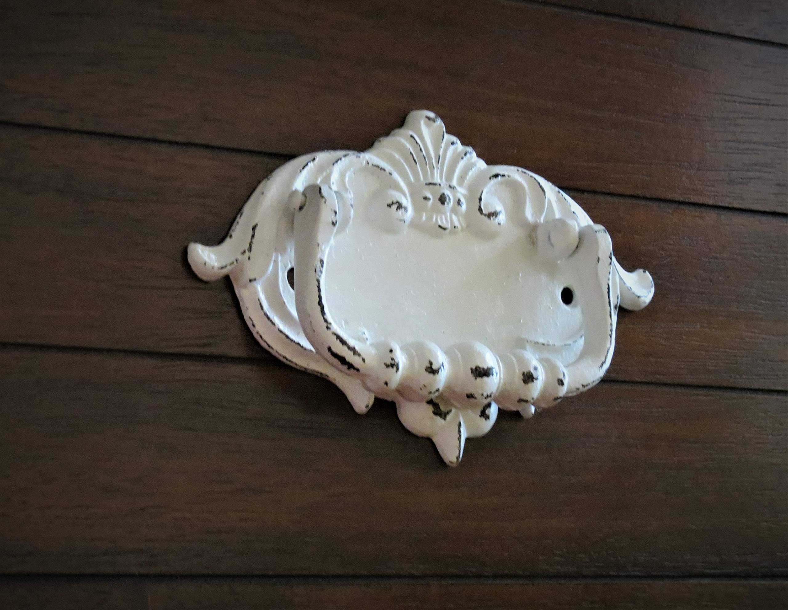 Vintage Style Door Knocker Solid Cast Iron Handpainted Antique White or Pick Color