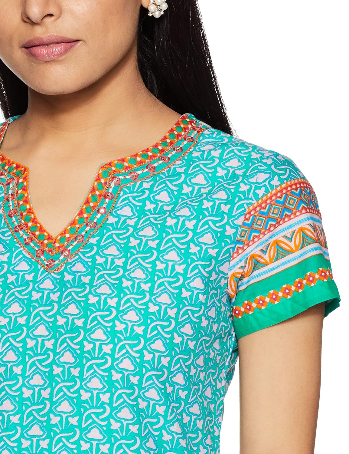 biba women's a-line salwar suit