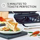 Breville Deep Fill Toastie Maker 2 Slice Sandwich Toaster White VST091 view 5