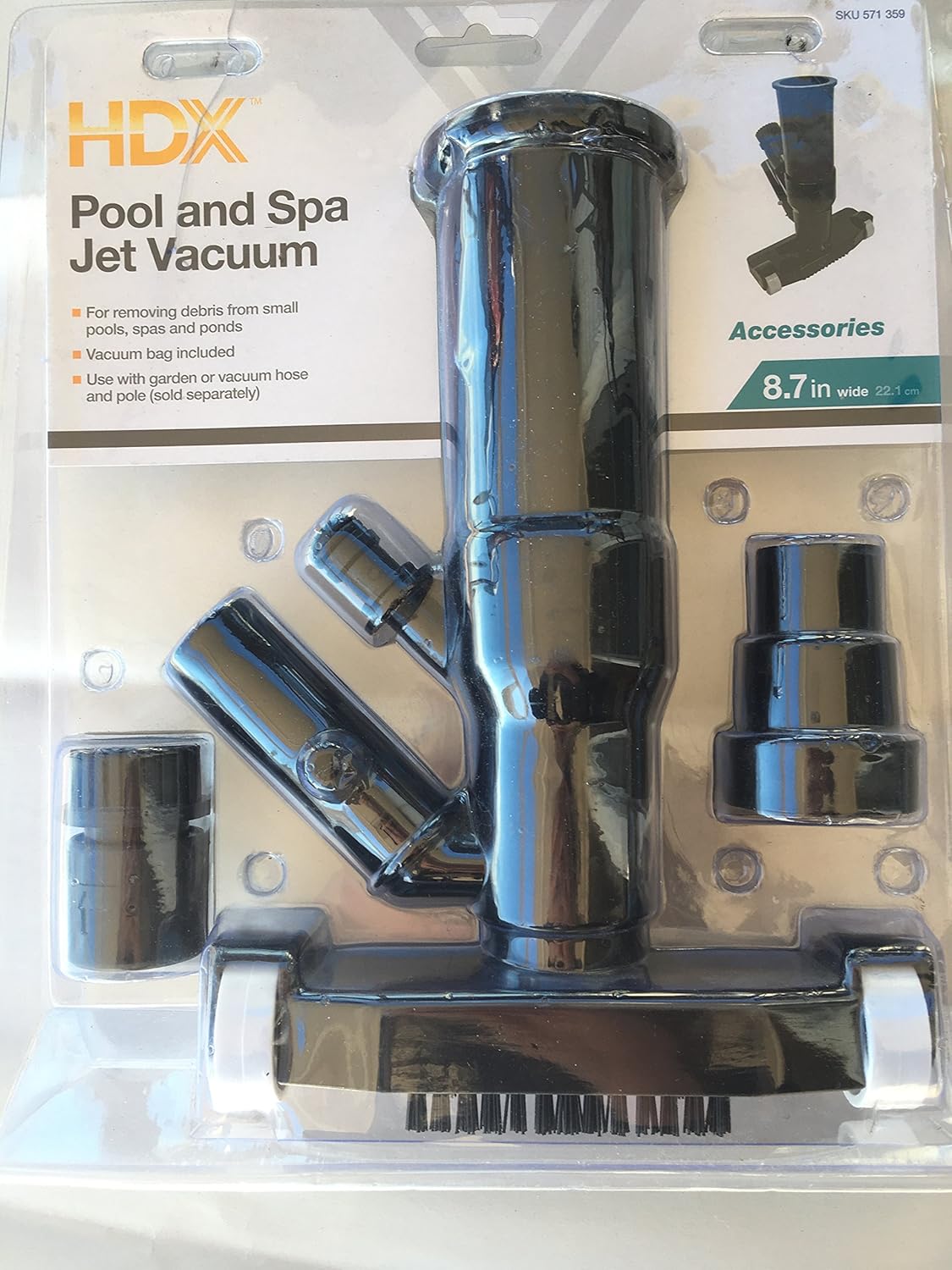Small Pool/Spa Jet Vacuum Garden & Outdoor