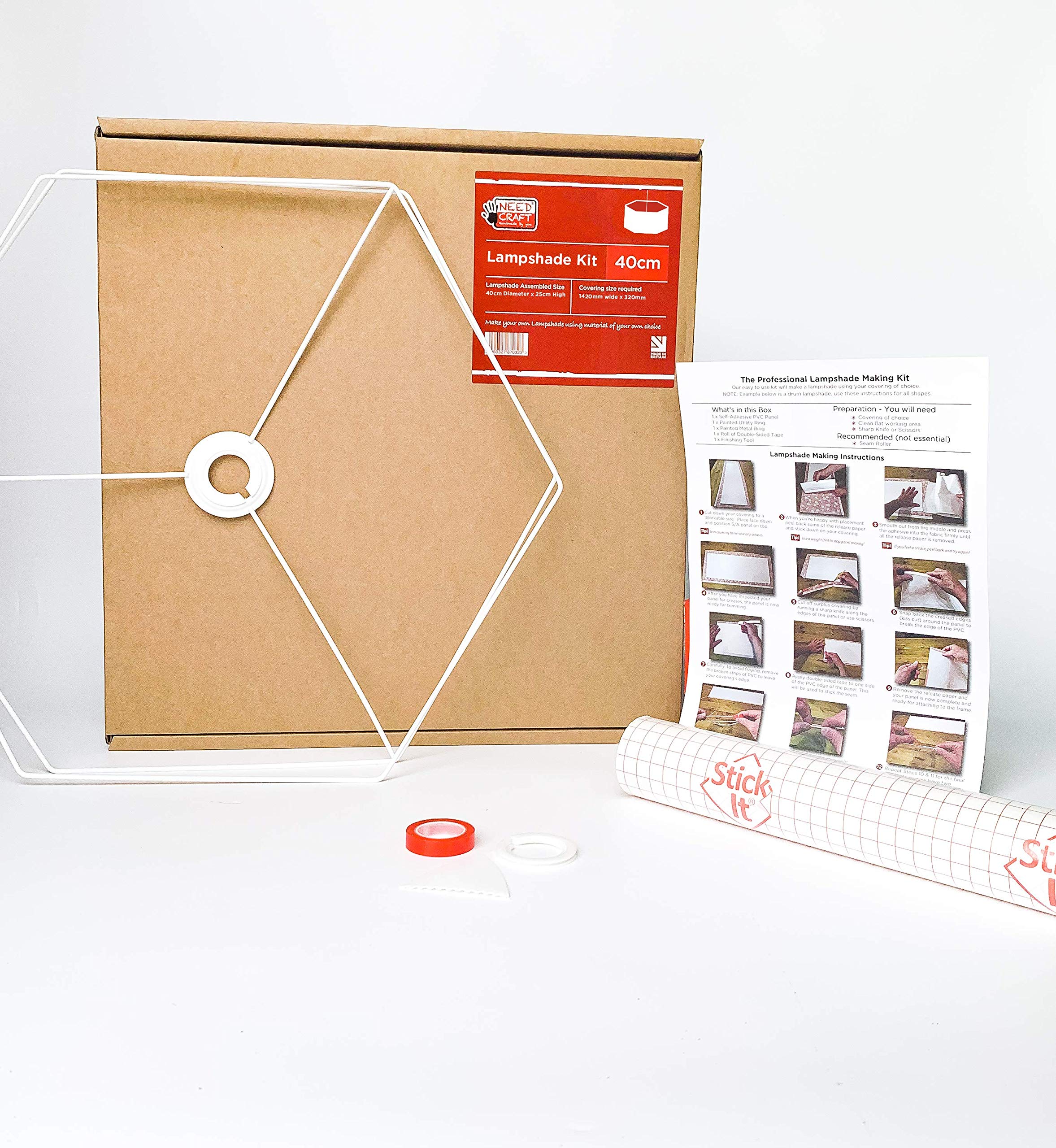 40cm Hexagon Lampshade Making Kit