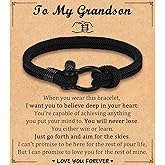 Leyung to My Boys Bracelet Gifts for Son Brother Grandson Nephew Guy Friends, Valentines Birthday Graduation Day Christmas Easter Gifts for Teenage Boys Men