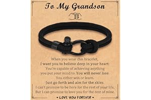 Leyung to My Boys Bracelet Gifts for Son Brother Grandson Nephew Guy Friends, Valentines Birthday Graduation Day Christmas Easter Gifts for Teenage Boys Men