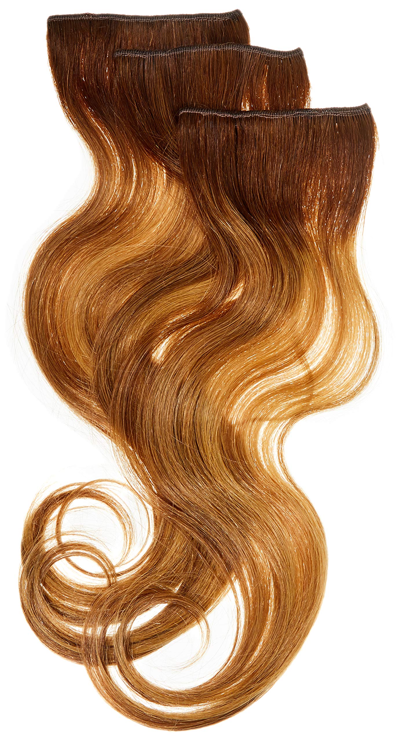 Balmain DoubleHair Extensions Human Hair 3-Pieces, 40 cm Length, Number 7G.8G OM Gold Blonde Ombre, 0.11 kg