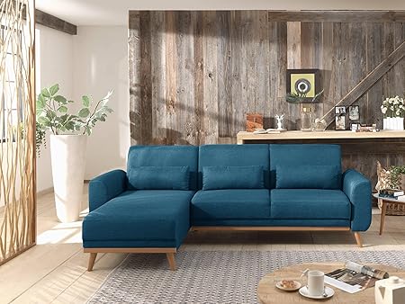 Bestmobilier Vera Canape D Angle Reversible Convertible Au