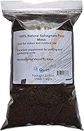 100% Sphagnum Peat Moss for Gardening (1 quart)