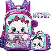 Meetbelify Kids School Backpacks for Girls Boys Backpack with Lunch Bag for Elmentary Students