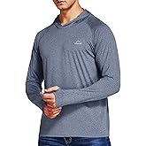 Willit Men's Sun Shirts UPF 50+ Rash Guard Long Sleeve Sun Protection Hoodie SPF UV Fishing Lightweight Athletic Running