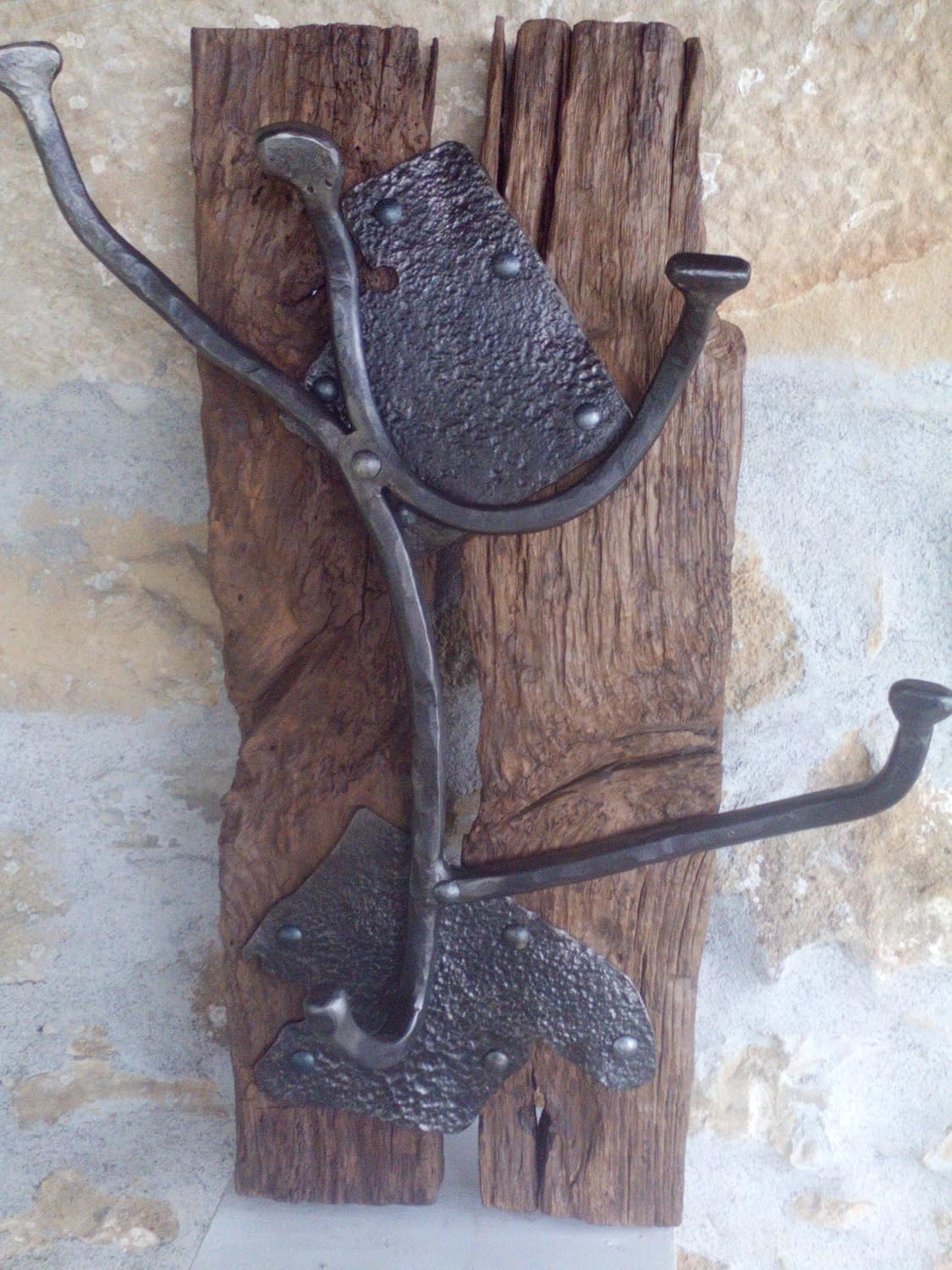 Perchero materiales reciclados | Percheros de pared, percheros de pie...