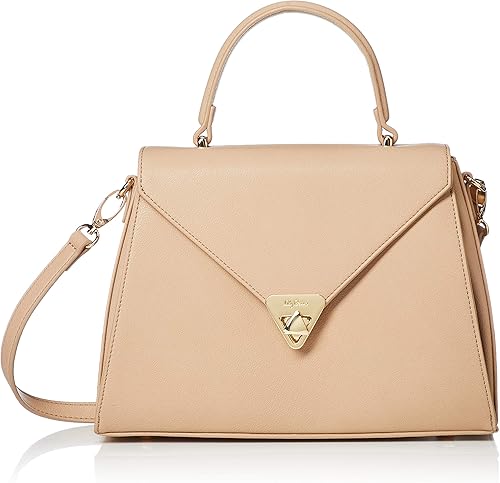 Amazon リリーブラウン 台形ハンドバッグ Lwgb194301 Beg One Size