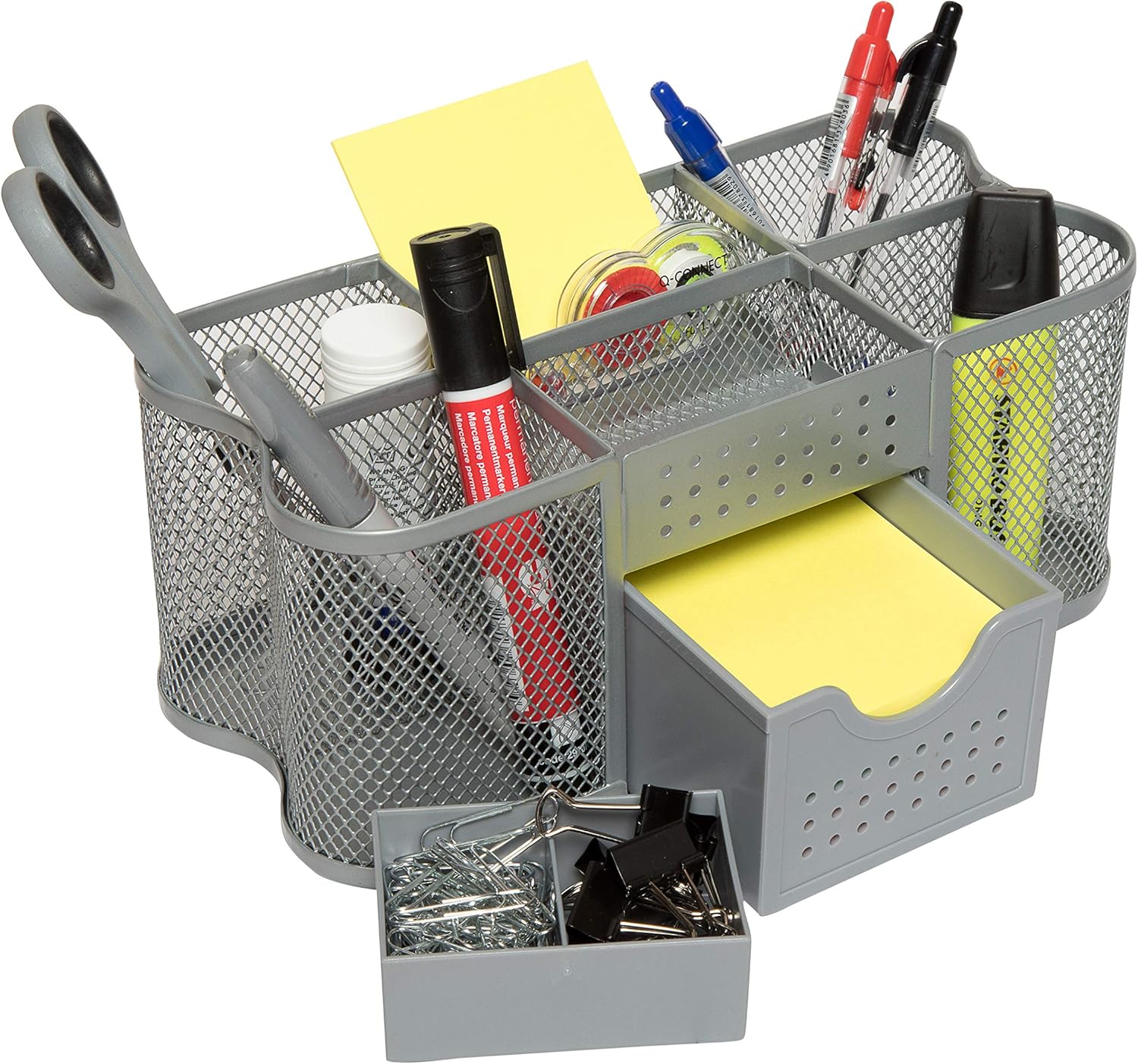 Amtido Desk Tidy Organiser Caddy, Office Supplies Holder, Pen, Pencil