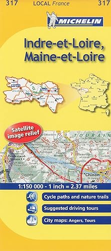 Download Michelin Indre-et-loire, Maine-et-loire 317: France PDF