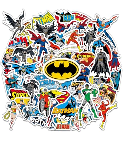 Pack De 50 Pegatinas De Marvel Superhéroes – Impermeables Y De Vinilo Para Portátil, Moto, Skates, Equipaje, Scrapbooking, Regalos