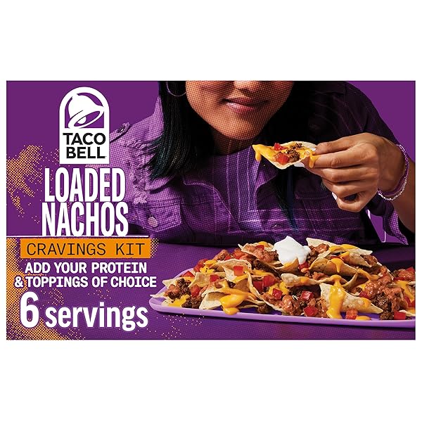 TACO BELL LOADED NACHOS CRAVINGS KIT, 12.8 OZ...