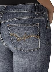 Western Mid Rise Stretch Boot Cut Jean, Mid