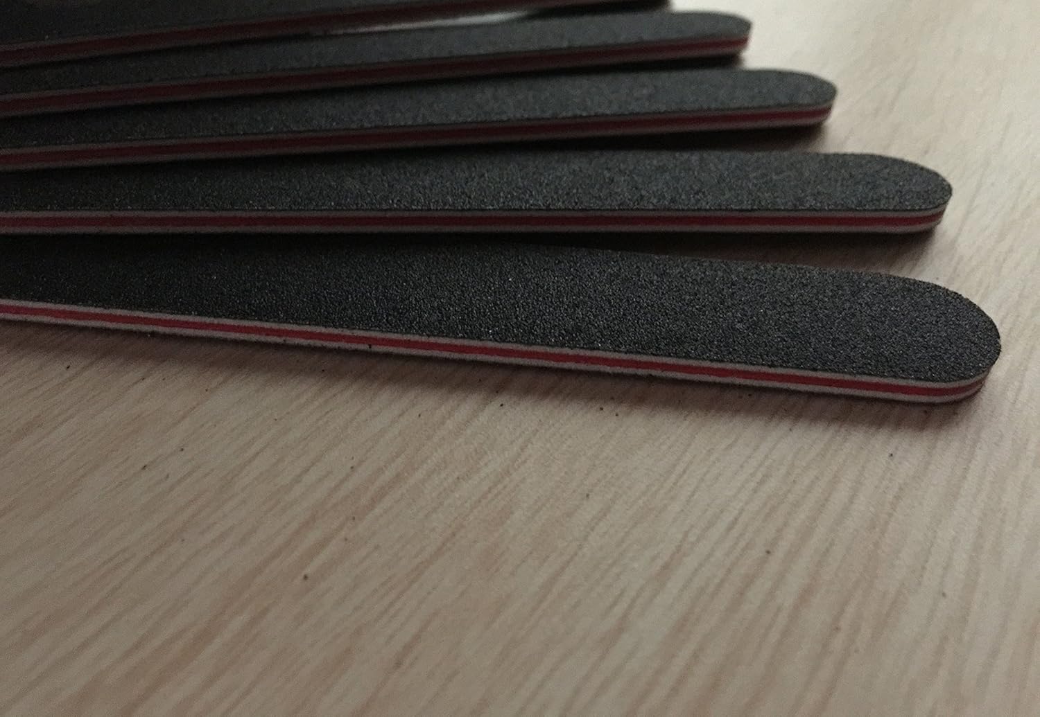10 PCS Professional Double Sided Nail Files Emery Board Grit Black Gel Cosmetic Manicure Pedicure : Beauty
