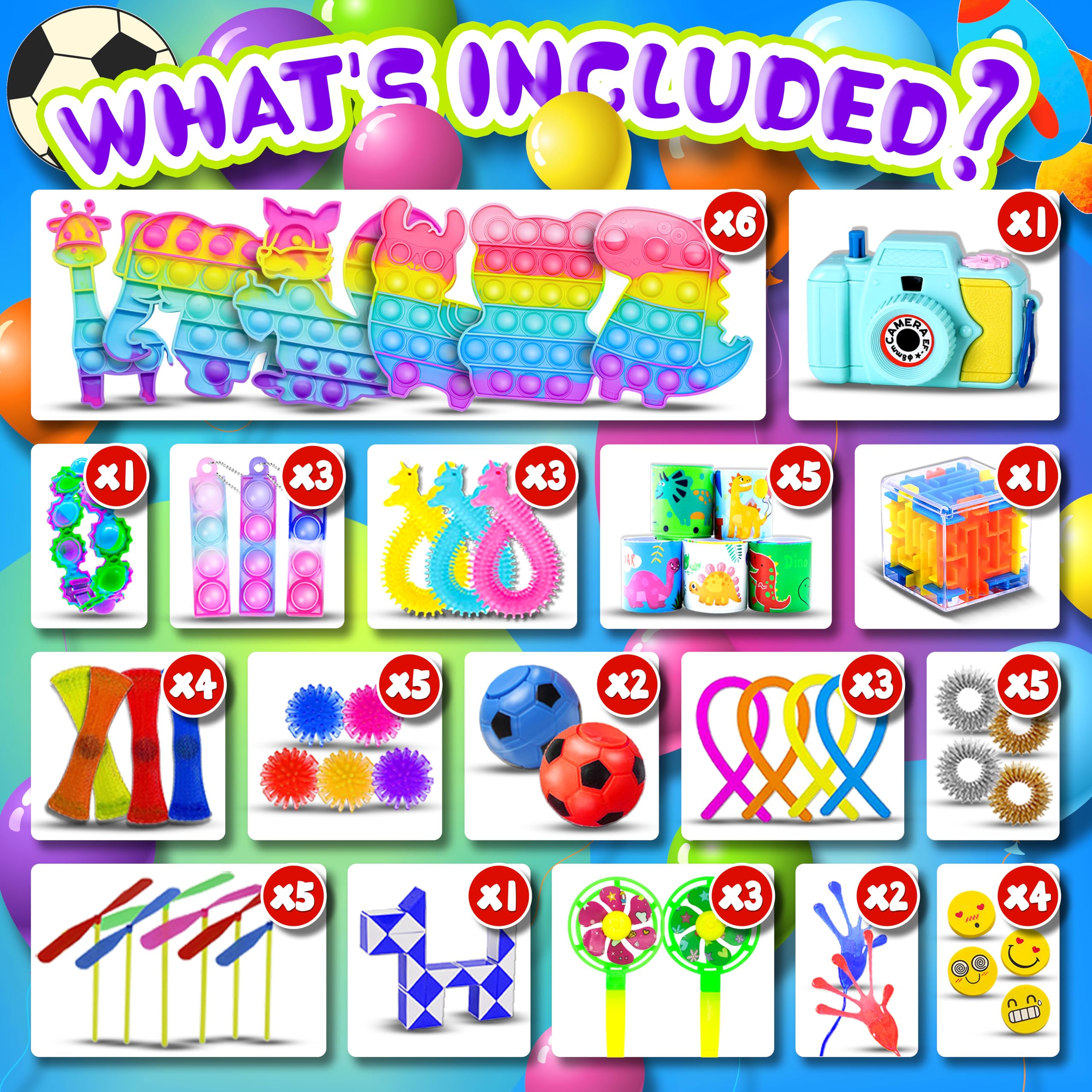 1000pcs Party Favors Goodie Bags for Kids, Fidget Toys Pack, Stocking Pinata Stuffers, Birthday Gifts, Classroom Prize, Treasure Box, Carnival Prizes, Easter Eggs Fillers