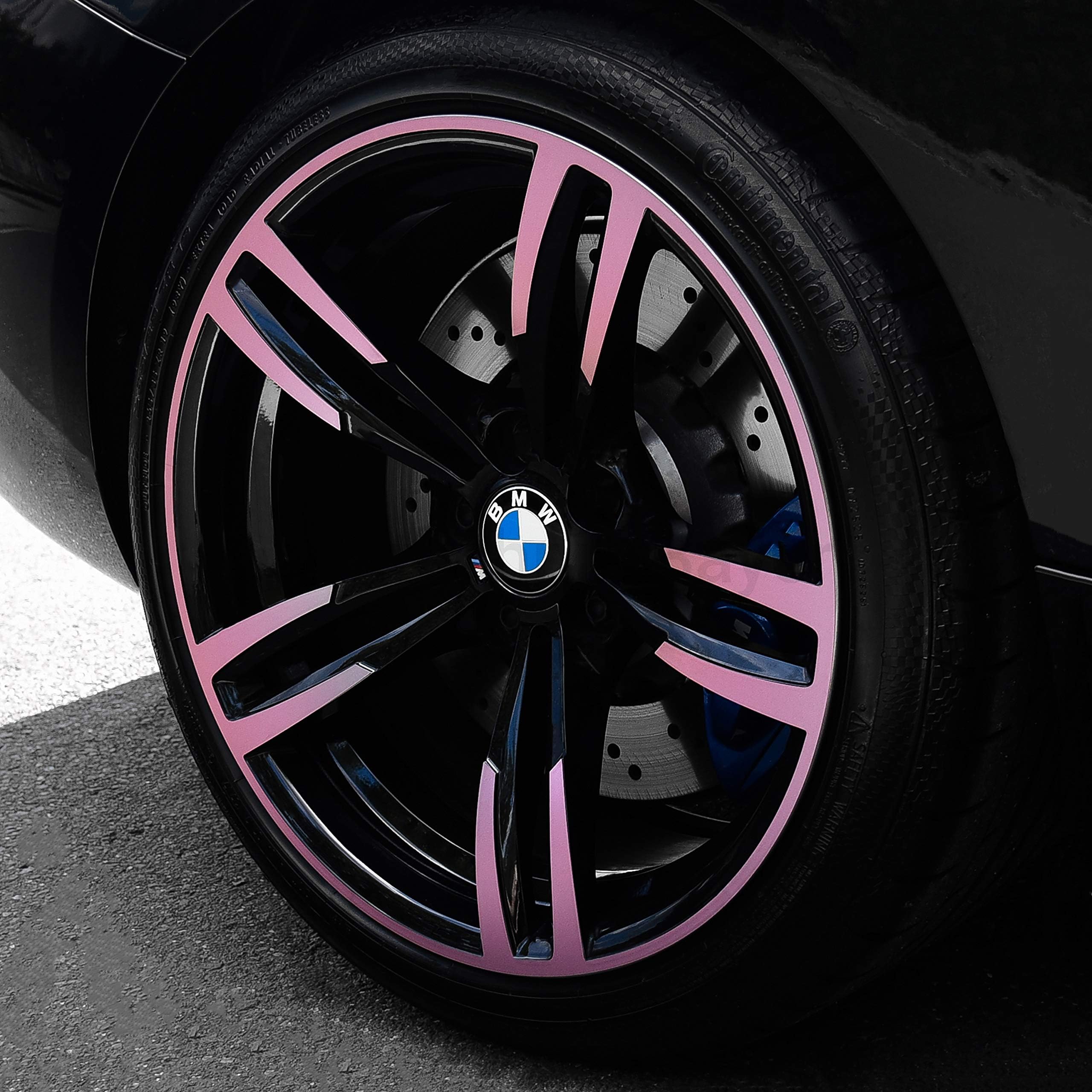 Folientechnik Bayer 1050 4X Film Set for Rim 19 Inch M Double Spoke 437 M2 F87 M3 F80 M4 F82 F83 Competition Performance Strips Sticker Tuning Accessories