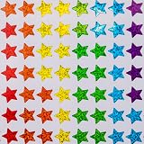 Storm&Lighthouse 600 x Star Rainbow Stickers Mini Teacher Reward Stars view 6