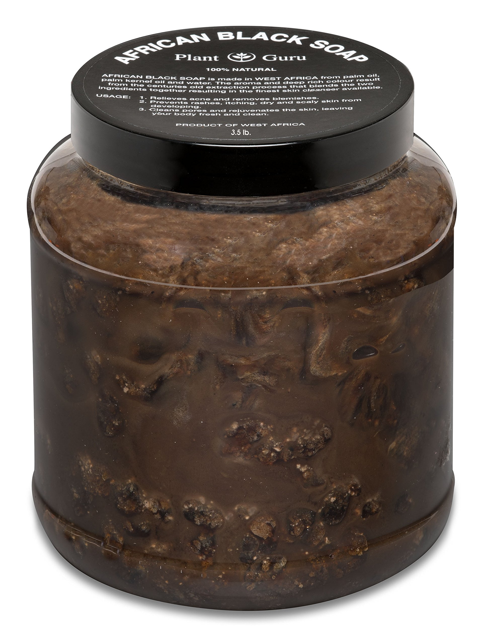 African Black Soap Paste 3.5 lbs. Bulk - 100% Raw