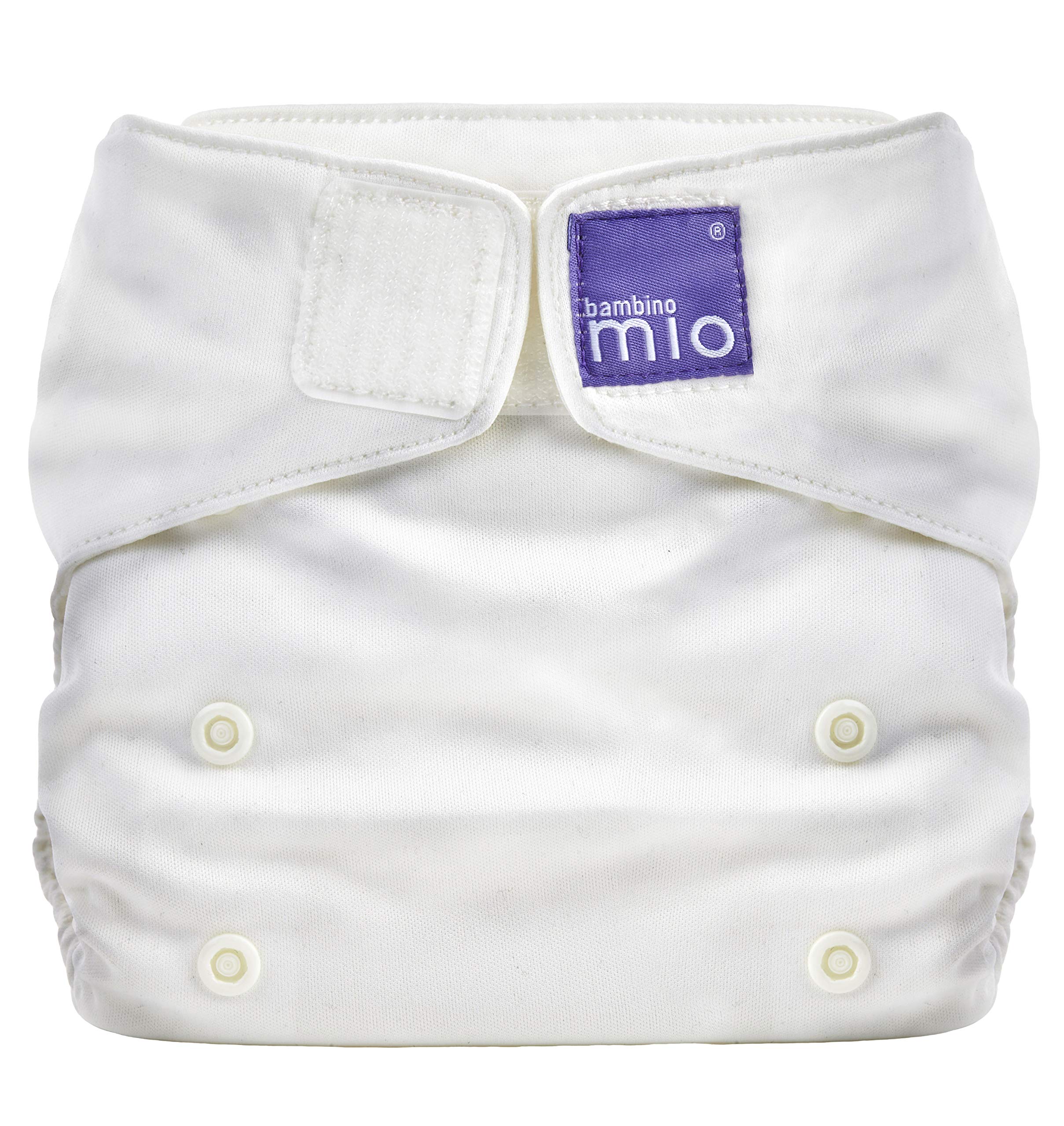Bambino Mio, Miosolo Classic All-in-One Reusable Nappy, Eco Chemical Free Nappy (Marshmallow, One Size)