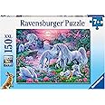 Ravensburger Unicorns in the Sunset Glow 150 Piece Jigsaw Puzzle for Kids – Every Piece is Unique, Pieces Fit Together Perfec