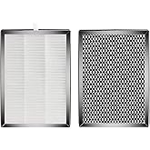 Fette Filter - Premium H13 True HEPA Replacement Filter Compatible with MA-25 Air Purifier with 3-in-1 filtration system. Includes 2 Hepa Replacements for models 25/US B1/S1/W