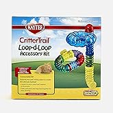 Kaytee CritterTrail Fun-nel Loop-D-Loop Accessory Kit Small Animal Habitat Tubes (2 Inch Diameter Tubes)