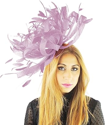lilac hats and fascinators