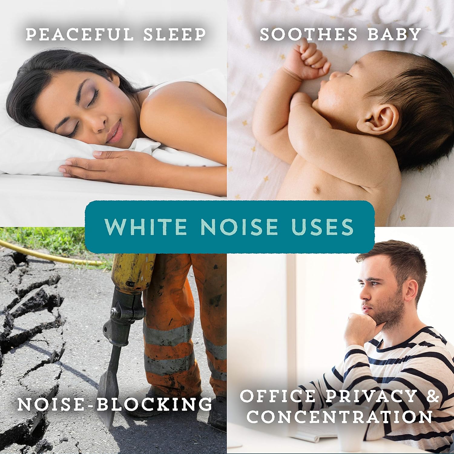 Marpac Dohm Classic (White) | The Original White Noise Machine | Soothing Natural Sound from a Real Fan | Noise Cancelling | Sleep Therapy, Office Privacy, Travel | For Adults & Baby | 101 Night Trial: Health & Personal Care