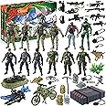JOYIN 2024 Christmas Advent Calendar with Military Army Man,24 Days Countdown Calendar with Soldier Action Figures & Weapons, Christmas Army Toys for Boys Kids Party Favors, Classroom Prizes Xmas Gift