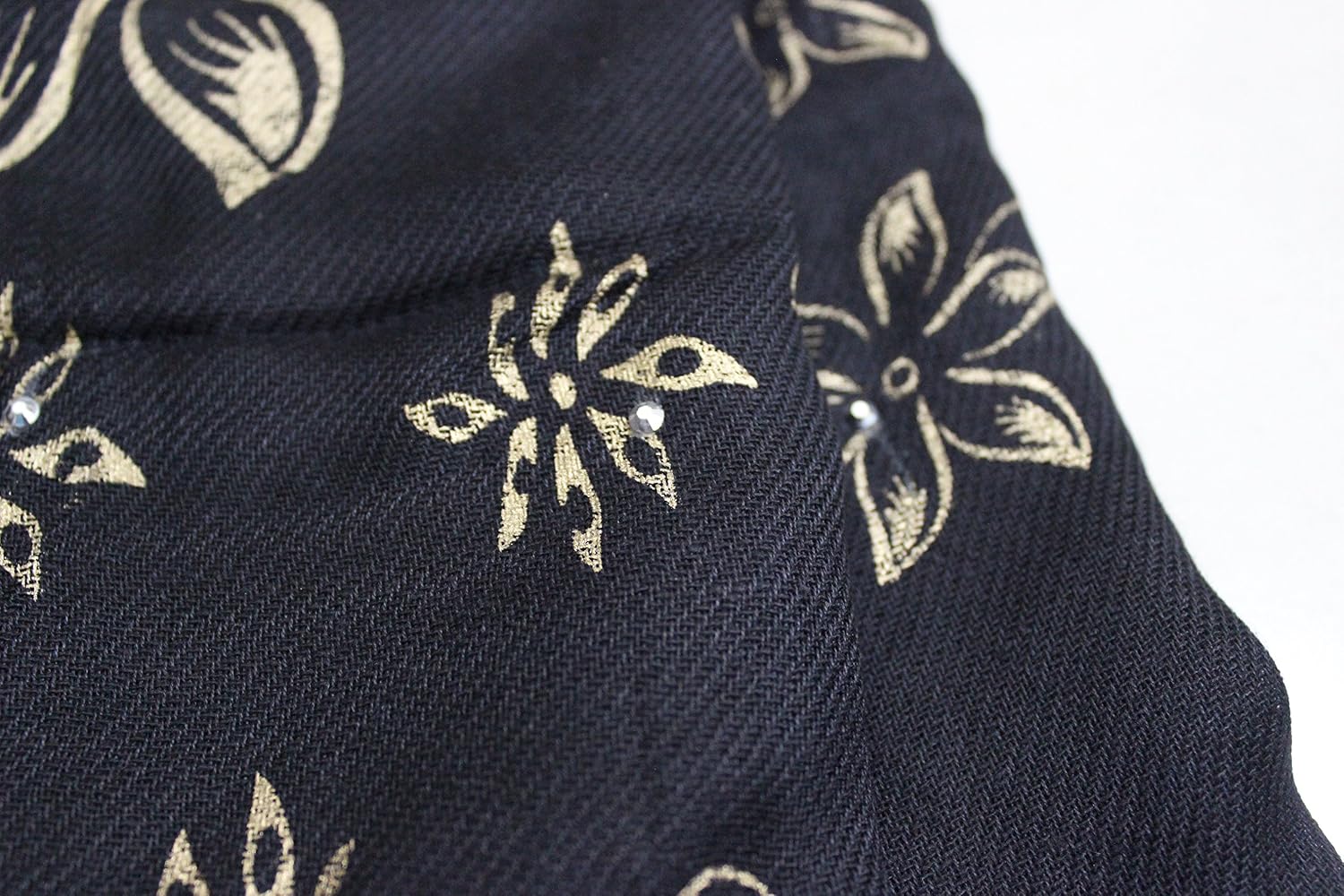 style veda all season stole scarf dupatta (black)