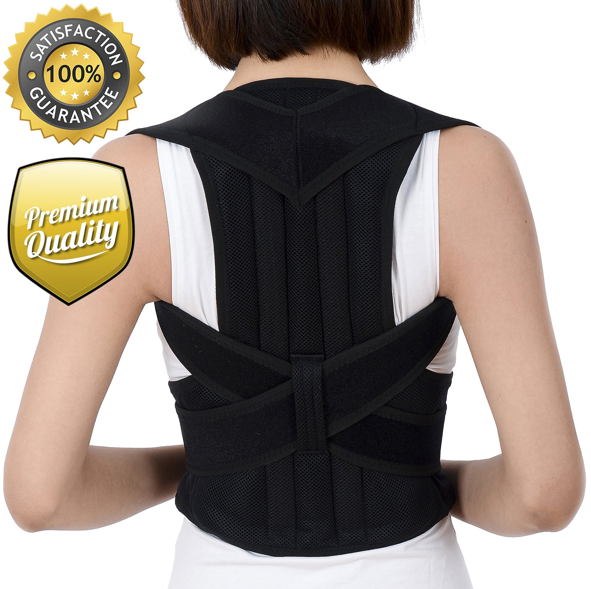 Tigoof Back Posture Corrector, Adjustable Clavicle
