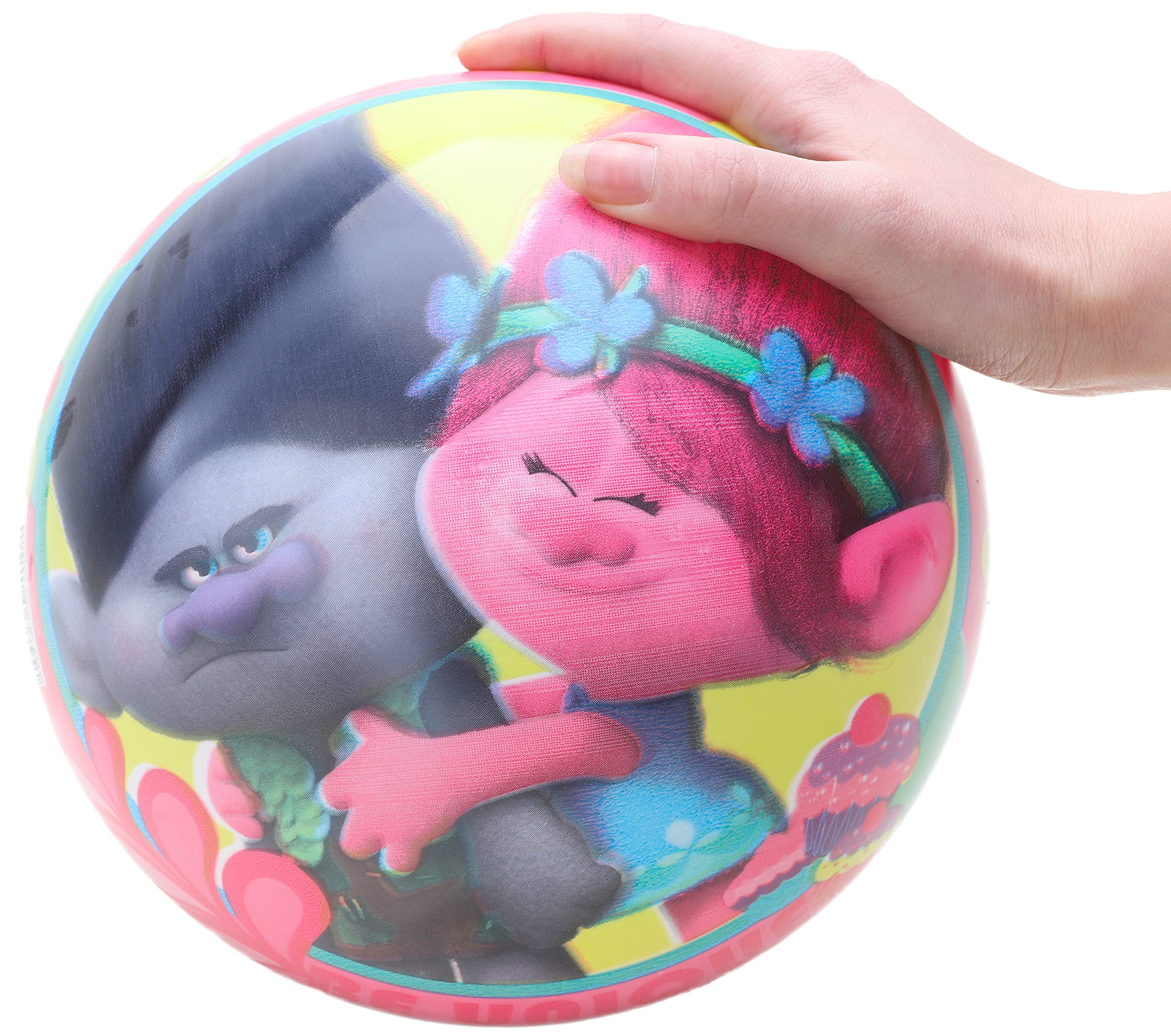 Toyland® 23cm (9") Trolls Poppy Throw & Catch Ball - Outdoor Toys & Games