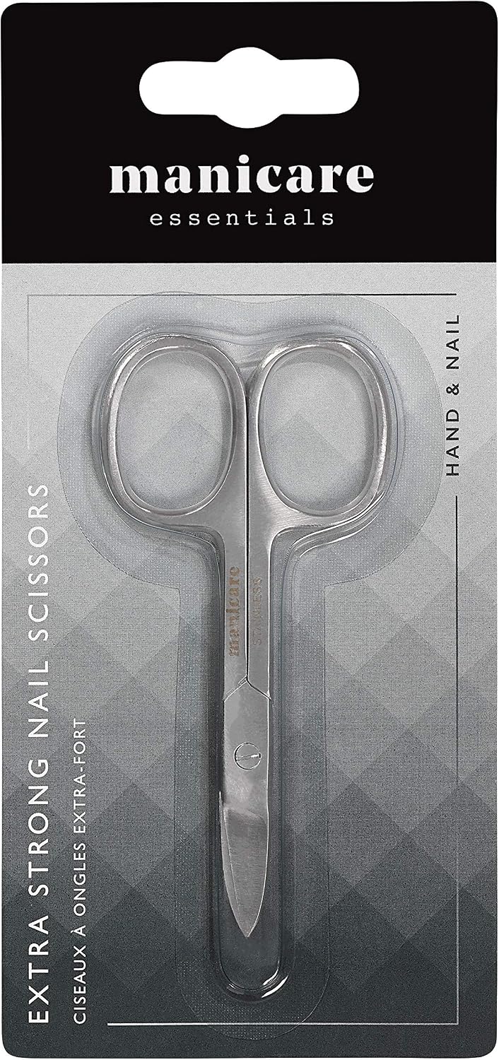 Manicare Extra Strong Nail Scissors, Professional Japanese Stainless Steel, Sharp Tips, Trims Fingernails And Toenails - Image 3