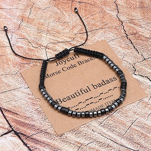 Friendship Bracelet Joy Cuff Bracelet Never Give Up Joycuff Morse