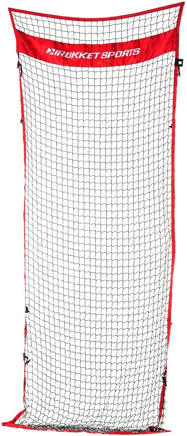 Rukket 12x9ft Barricade Backstop Net, Indoor and Outdoor Lacrosse, Basketball, Soccer, Field Hockey, Baseball, Softball Barrier Netting for Backyard, Park, and Residential Use (Connector) : Sports & Outdoors