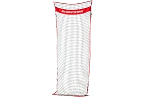 RUKKET SPORTS Rukket 12x9ft Barricade Backstop Net, Indoor and Outdoor Lacrosse, Basketball, Soccer, Field Hockey, Baseball, Softball Barrier Netting for Backyard, Park, and Residential Use (Connector)