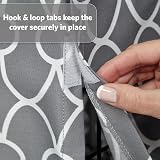 MidWest Homes for Pets Crate Cover 61 cm Teflon Protector Gray Privacy view 4