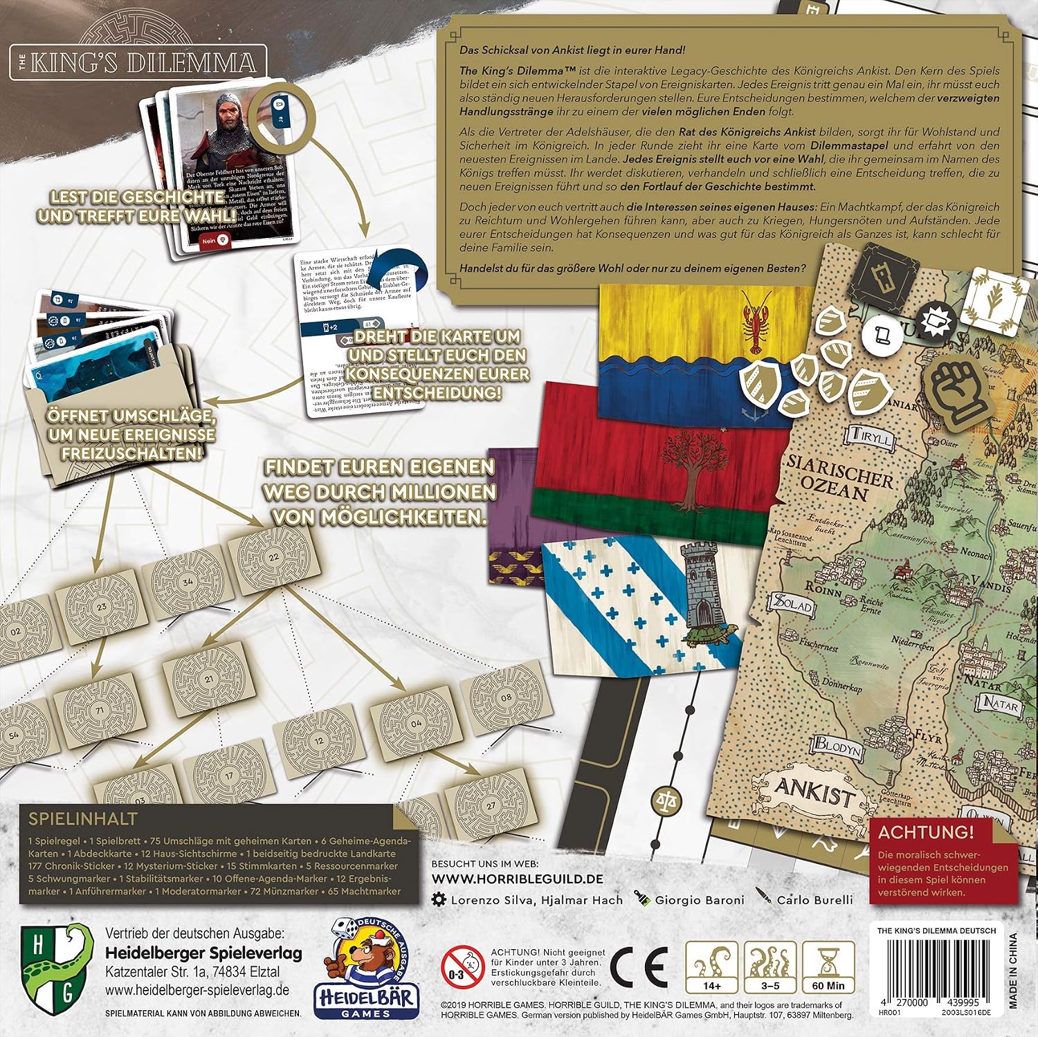 Heidelberger Spieleverlag HR001 Horrible Guild - The King's Dilemma, Multicoloured - Image 4