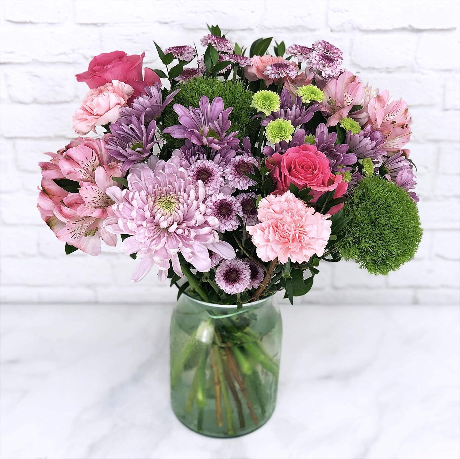 Amazon Com Mix Flower Bouquet Fresh Cut Format Mixed Flower Arrangements Grocery Gourmet Food