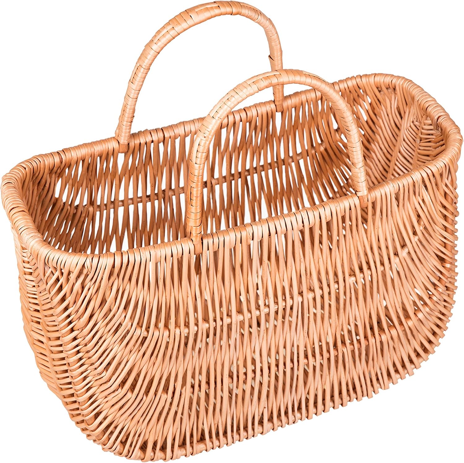 Weidenkorb Natur – Handgeflochten, 25x15x23 Cm, Als Geschenkkorb Oder Aufbewahrung