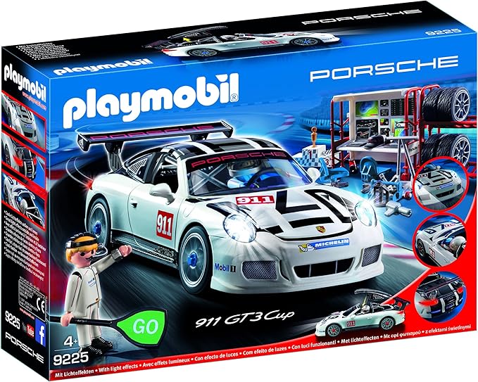 Playmobil Porsche 911 GT3 Cup 9225: Amazon.es: Juguetes y juegos