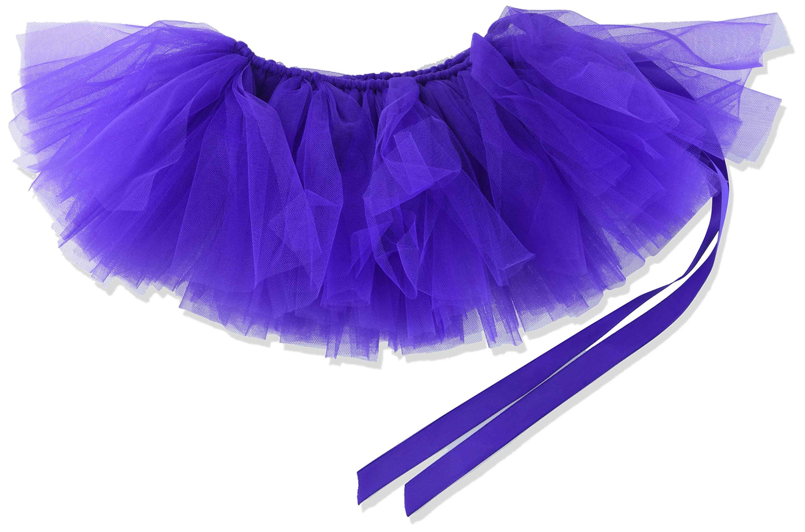 PAWPATU Tulle Tutu for Dogs or Cats, Large, Dark Purple — image 1