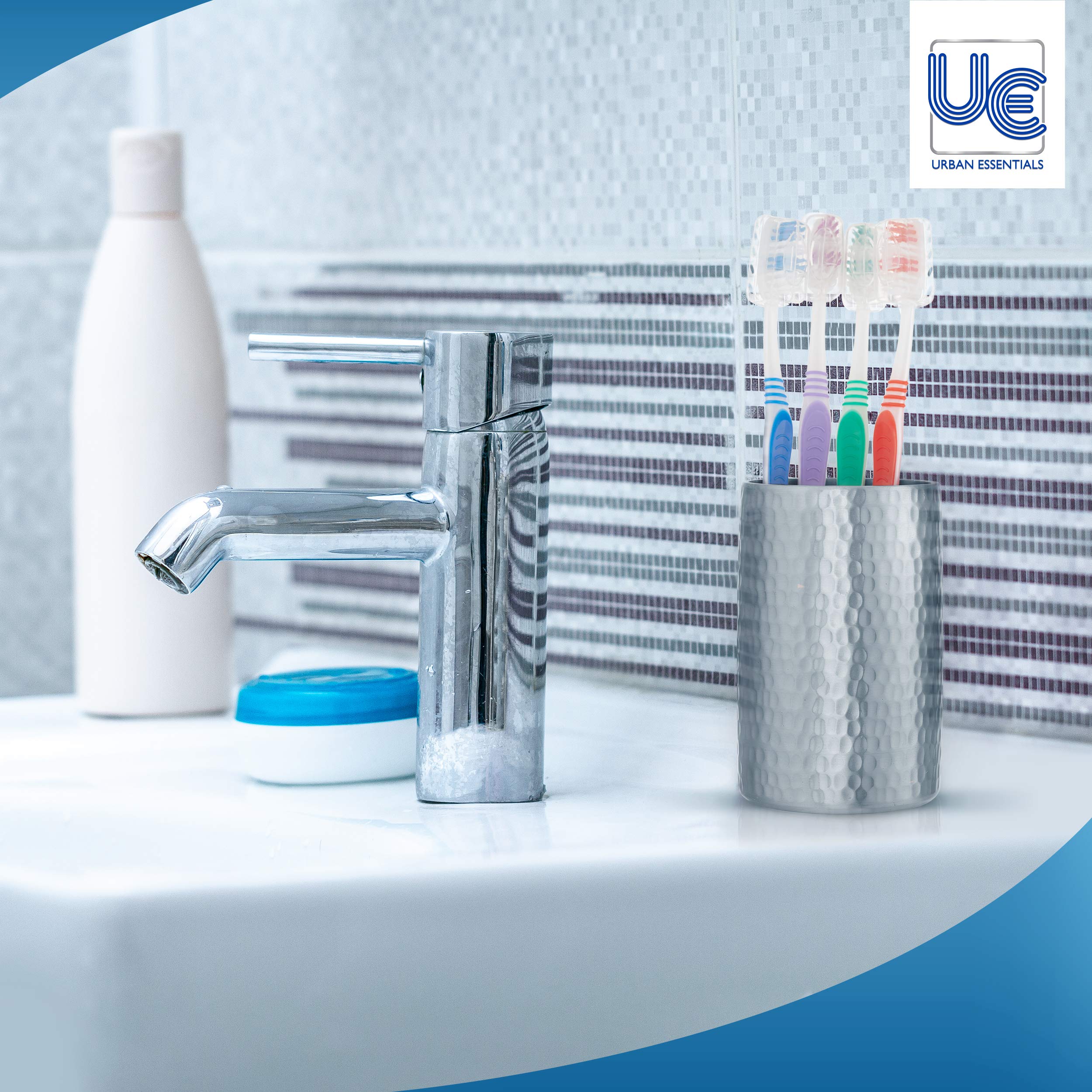 Urban Essentials Bulk Toothbrush Package with Covers Premium Quality