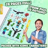 Minecraft Sticker Book for Kids 28 Pages 1000+ Stickers Creeper Collector view 4